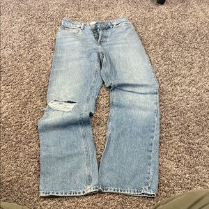 H&M Light Blue Boyfriend Jeans